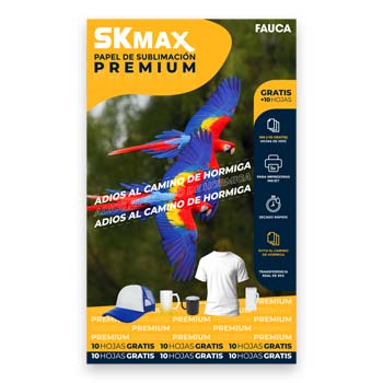 Papel Premium de Sublimación 8x5x14″ – Skmax. – FAUCA