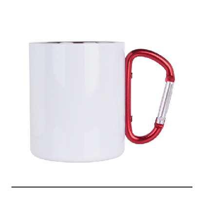 Taza De Acero Inoxidable 304 Reciclado Con Detalle De Bambú En El Asa RIMOR