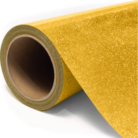Vinil Termoadhesivo Escarchado Fino - Dorado - Unitrade