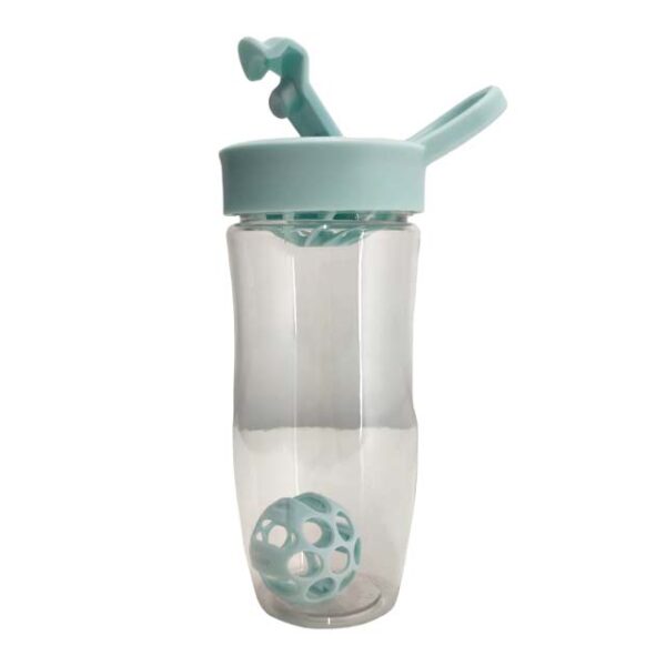 Botella Shaker celeste plástica 24oz