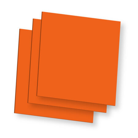 Vinil termo adhesivo 3D Puff Naranja tamaño pliego 25.5 x 25 cm