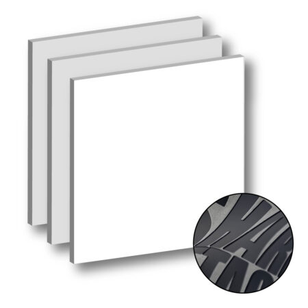 Vinil Termoadhesivo de alto relieve T800 Pliego tamaño 25 x 25 cm– Blanco – Unitrade
