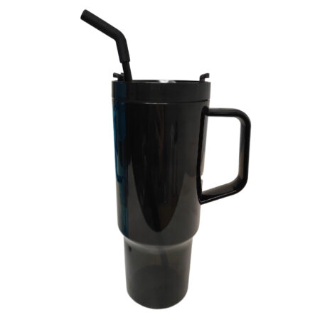 Vaso acrílico con pajilla Negro 40 oz