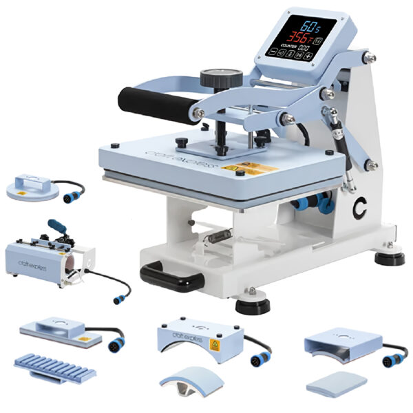 Combo 8 en 1 Craft Express Craft Hobby Heat Press