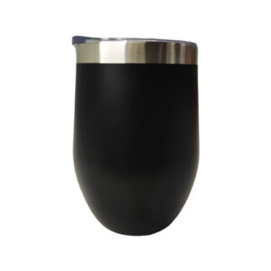 Coctelera 12oz negro mate (Grabado Láser) Color Make