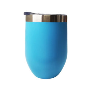 Coctelera 12oz azul cielo mate (Grabado Láser) Color Make