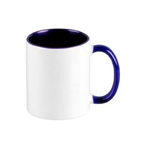 Taza de 11 oz - con Fondo y Agarradera Azul.