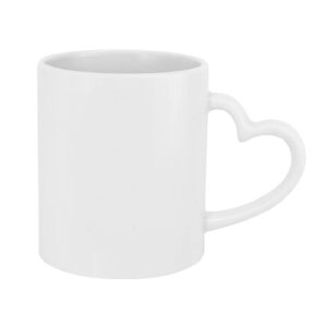 Taza con agarradera de corazón 11oz
