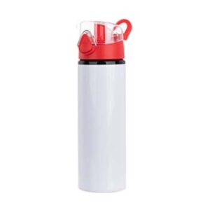 Botella de Botón Press 750 ml - Rojo.