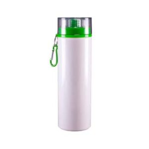 Botella blanca 750ml tapa y carabina Verde - Color Make