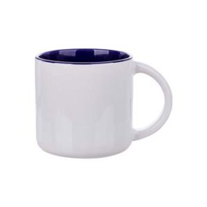 Taza de 14 oz - Bicolor - Azul Oscuro.