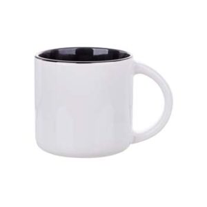 Taza de 14 oz - Bicolor - Negro.