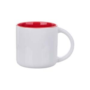 Taza de 14 oz - Bicolor - Rojo.