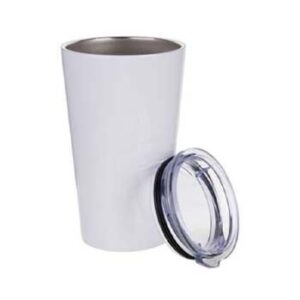 Vaso de acero inoxidable blanca 480ml Térmica