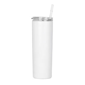 Vaso térmico Skinny acero inoxidable blanco 600ml Color Make