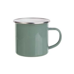 Taza Enamel 12oz Grisaseo
