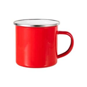 Taza Enamel 12oz Roja