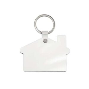 Llavero en forma de casa 5.6x5.2cm MDF