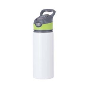 Botella blanca 650ml tapa verde
