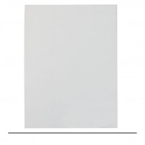 Recuadro decorativo de aluminio blanco 10x15cm