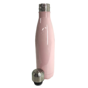 Botella de bolo rosa 500ml Acero inoxidable 304 (Sublimación)