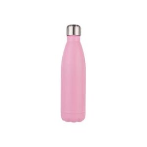 Botella acero inoxidable rosado mate
