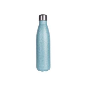 Botella escarchada acero inoxidable verde menta