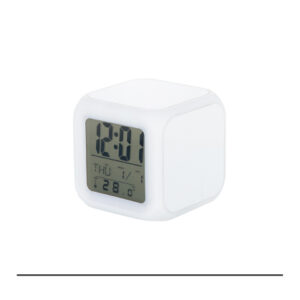 Reloj digital con luces led
