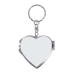 Llavero espejo corazón