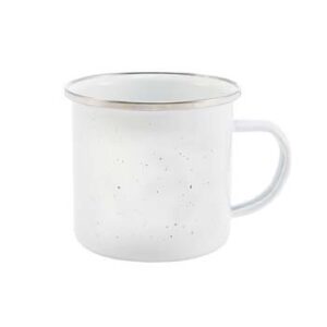 Taza Enamel(Peltre) 11oz borde plata Color Make