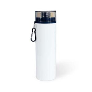 Botella blanca 750ml tapa y carabina Negro - Color Make