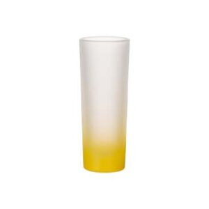 Vasito tequilero de 3oz con degradado amarillo