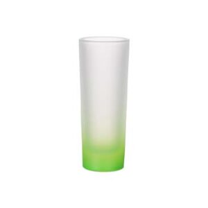 Vasito tequilero de 3oz con degradado verde