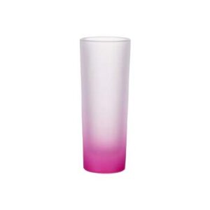 Vasito tequilero de 3oz con degradado fucsia