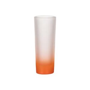 Vasito tequilero de 3oz con degradado naranja