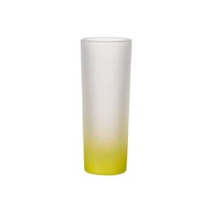 Vasito tequilero de 3oz con degradado amarillo limón