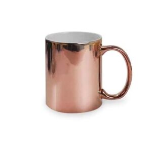 Taza metalizada 11oz color cobre