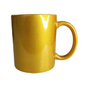 Taza escarchada 11oz color dorado