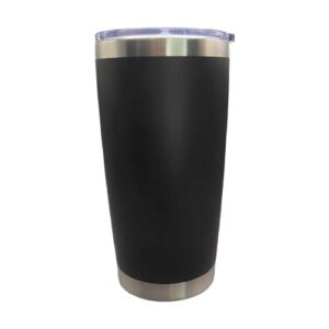 Tumbler 20oz Negro mate Acero inoxidable 304 (Grabado Láser)