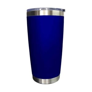 Tumbler 20oz Azul mate Acero inoxidable 304 (Grabado Láser)