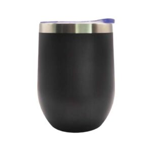 Coctelera 12oz Negra mate Acero inoxidable 304 (Grabado Láser)