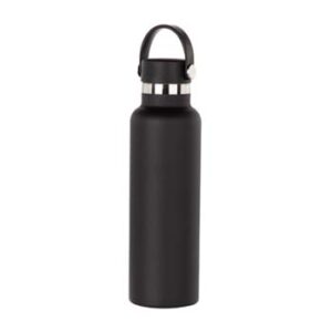 Botella 600ml térmica de acero inoxidable negra (Grabado Láser)
