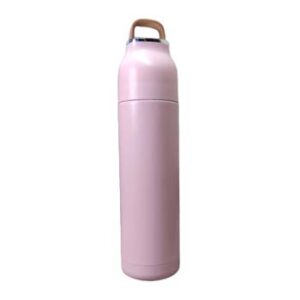 Botella con aza 500ml rosado (Grabado Láser)