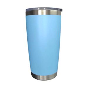 Tumbler 20oz Celeste mate Acero inoxidable 304 (Grabado Láser)