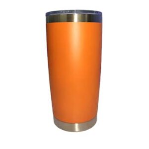Tumbler 20oz mandarina mate (Grabado Láser)