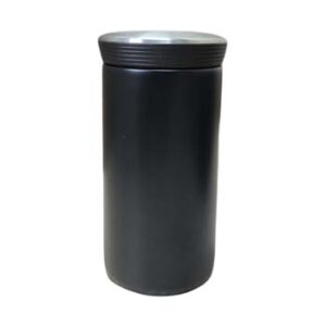 Vaso 350ml con tapa negro mate (Grabado Láser)