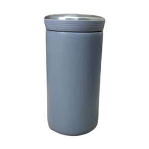 Vaso 350ml con tapa gris mate (Grabado Láser)