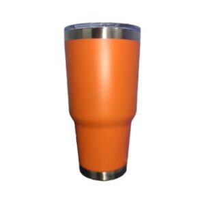 Tumbler 30oz mandarina mate (Grabado Láser)