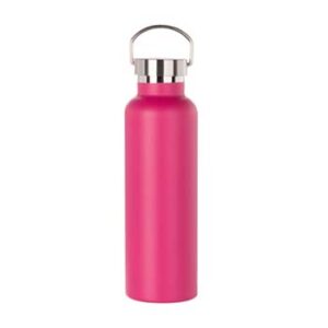 Botella 750ml térmica de acero inoxidable fucsia (Grabado Láser)