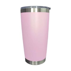 Tumbler 20oz Rosado mate Acero inoxidable 304 (Grabado Láser)